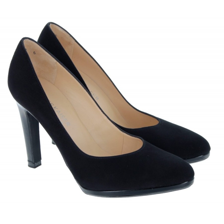 Women'S Peter Kaiser | Herdi 78911 Shoes - Black Suede