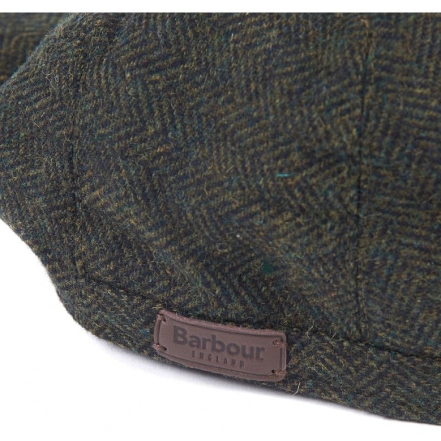 Men'S Barbour | Barlow Flat Cap Mha0483 - Olive