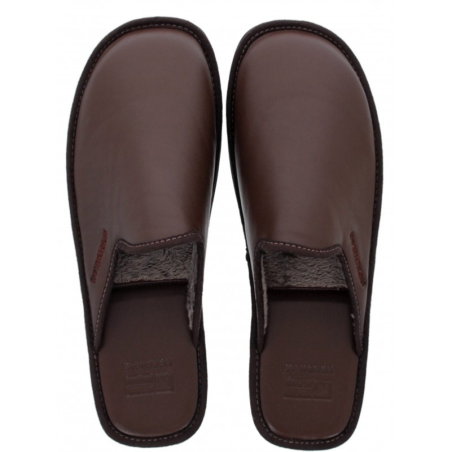 Men'S Nordikas | Norwood Iii 131 Slippers - Marron Leather