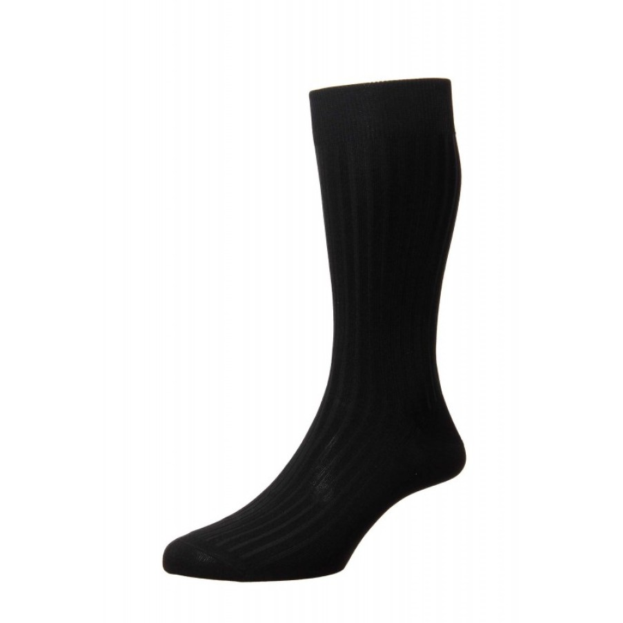 Men'S Pantherella | Danvers Socks - Black