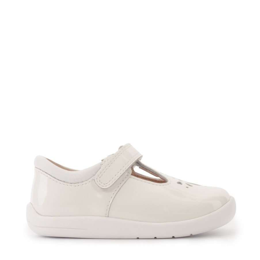 Children'S Start-Rite Girls Shoes | Puzzle Shoes - White Patent Leather