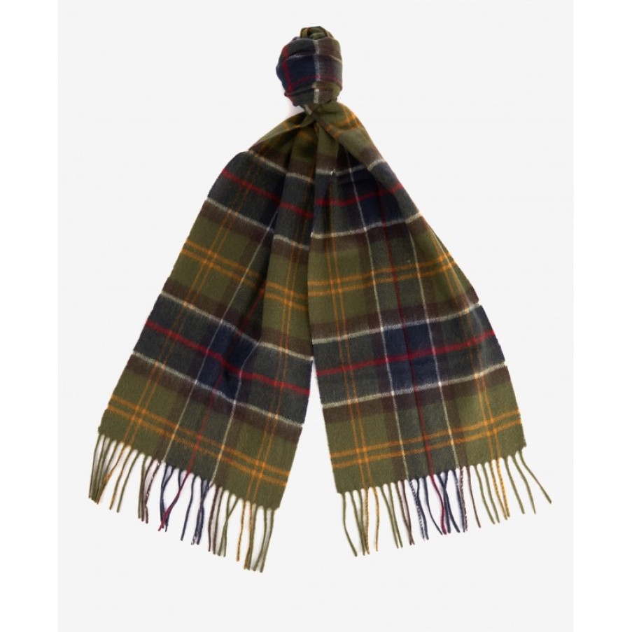 Men'S Barbour | Merino Cashmere Scarf Usc0002 - Tartan