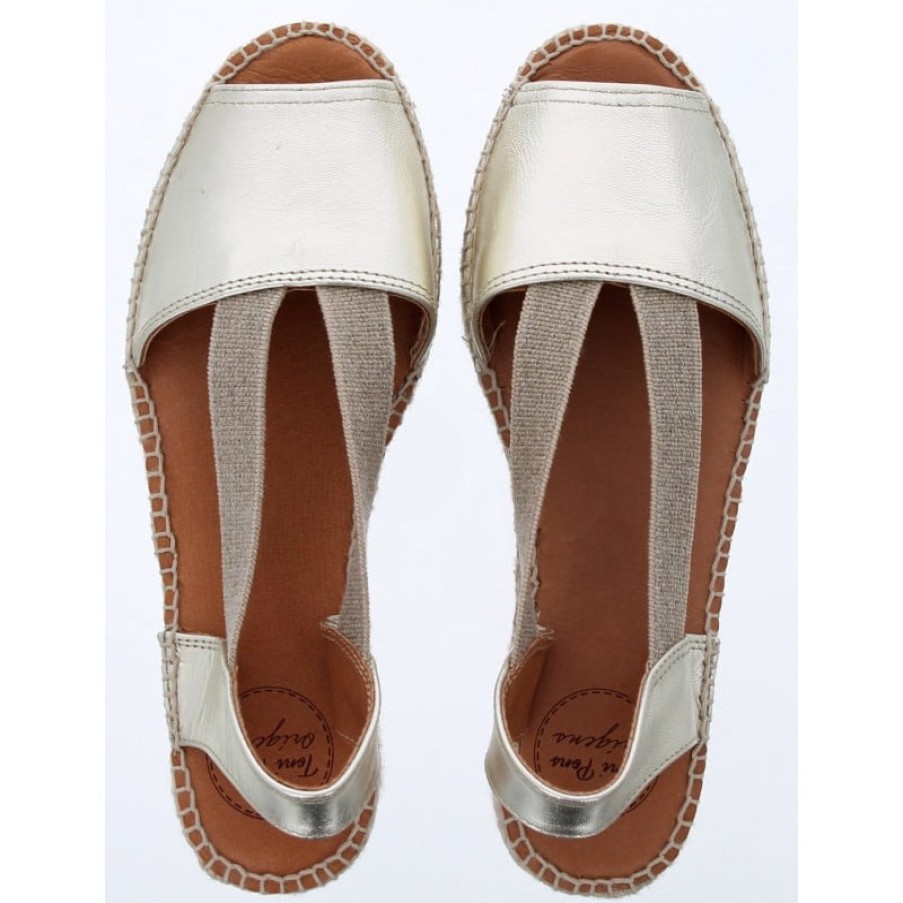 Women'S Toni Pons | Etna Espadrille Sandals - Platinum Leather