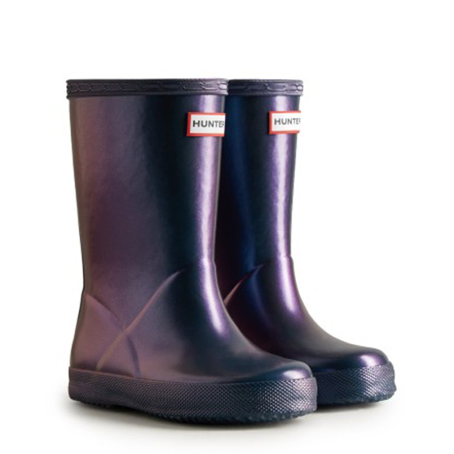 Children'S Hunter Girls Wellington Boots | Kids Original Kids Kft5089Neb Wellies - Stornoway Blue