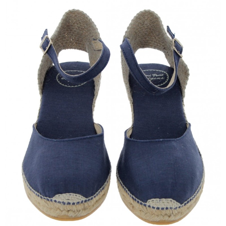 Women'S Toni Pons | Caldes Wedge Espadrilles - Mari Linen