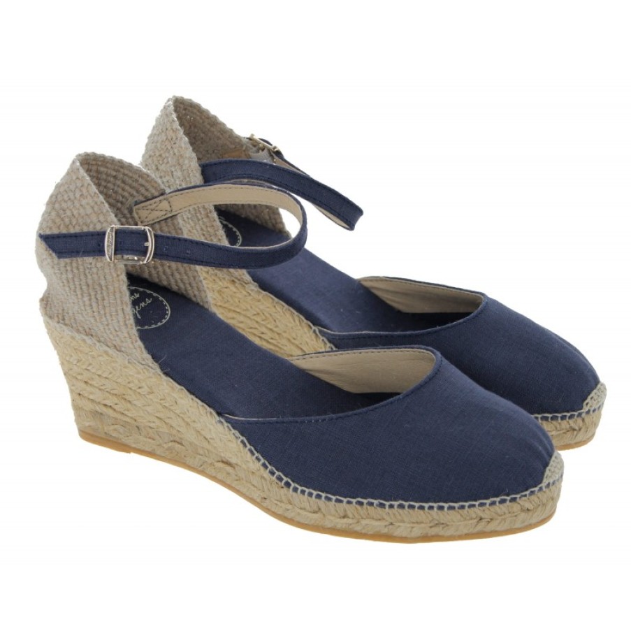 Women'S Toni Pons | Caldes Wedge Espadrilles - Mari Linen