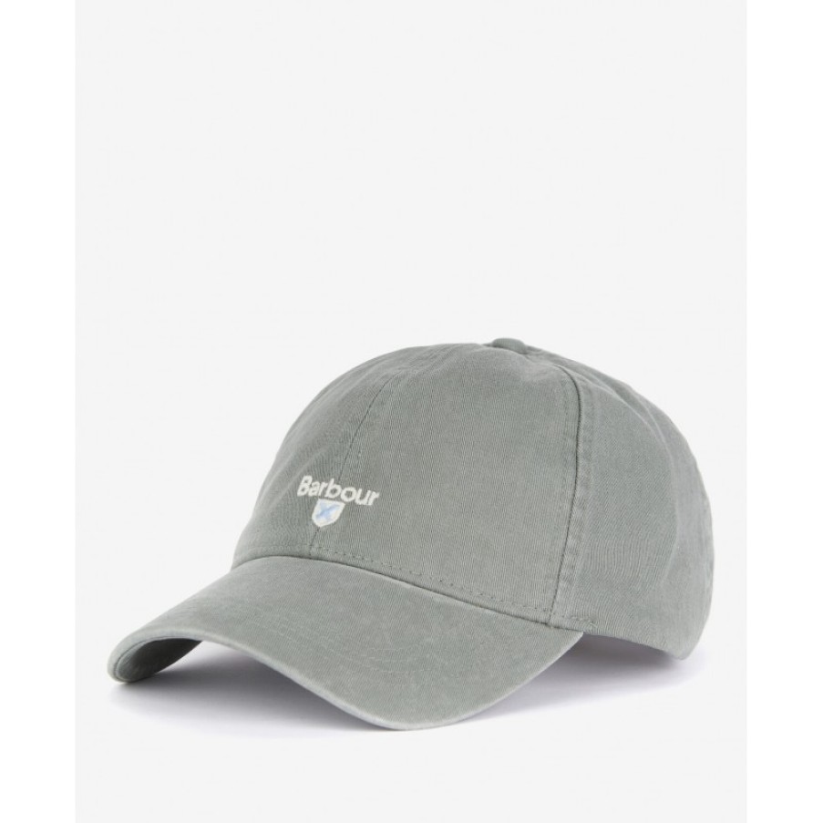 Men'S Barbour | Cascade Sports Cap Mha0274 - Agave Green Textile