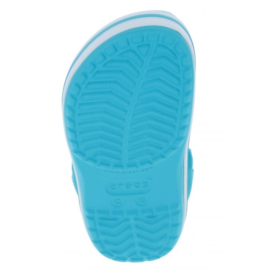 Children'S Crocs Boys Sandals | Kids Crocband Clogs 204537 - Digital Aqua