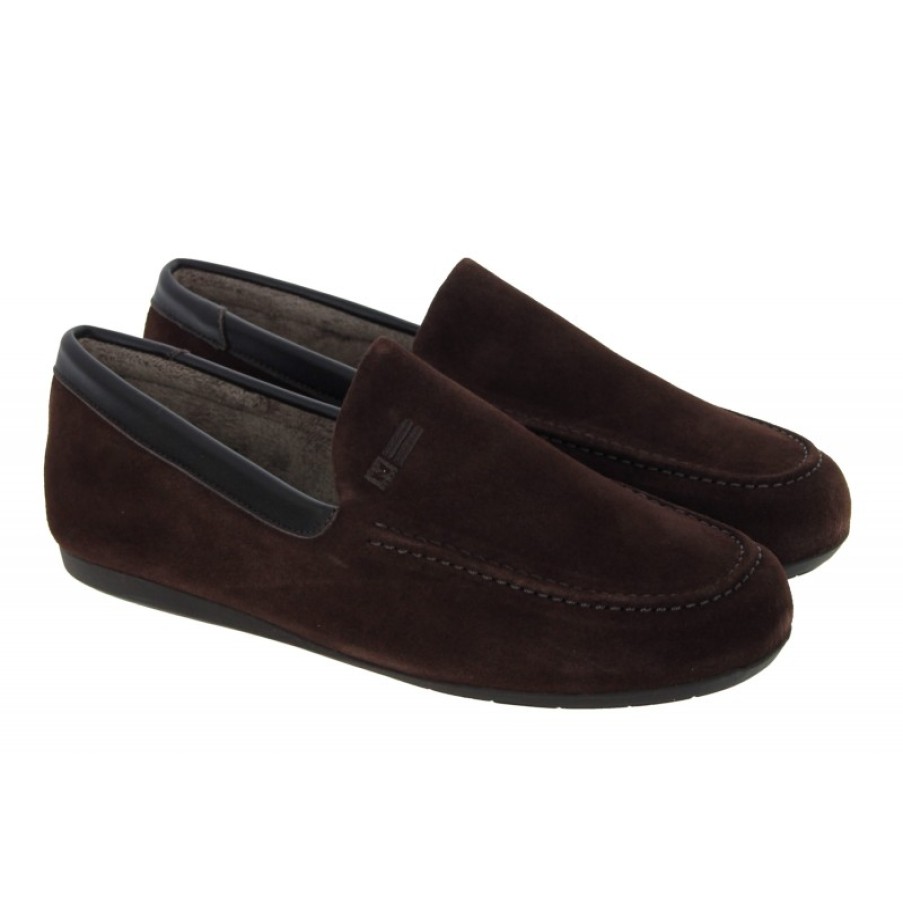 Men'S Nordikas | Alvaro 1390 Slippers - Moka Suede