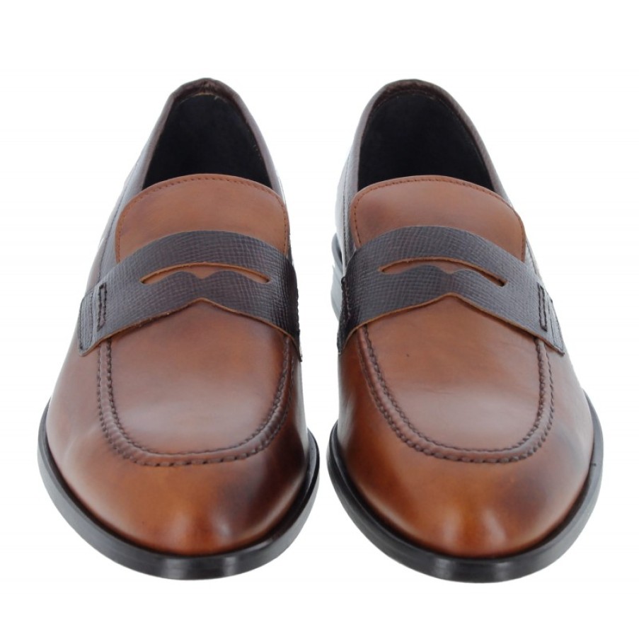 Men'S The Golden Boot | Golden Boot Marco 4520 Loafers - Cuero Leather