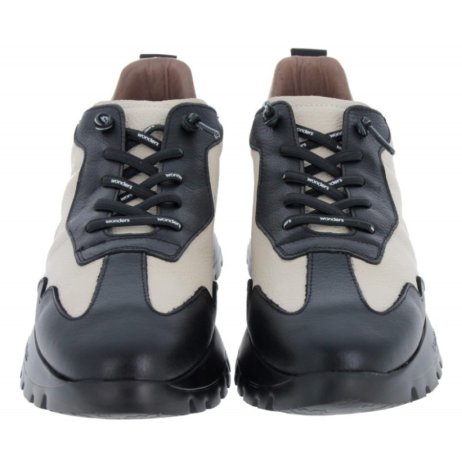 Women'S Wonders | A-2450 Trainers - Black Leather