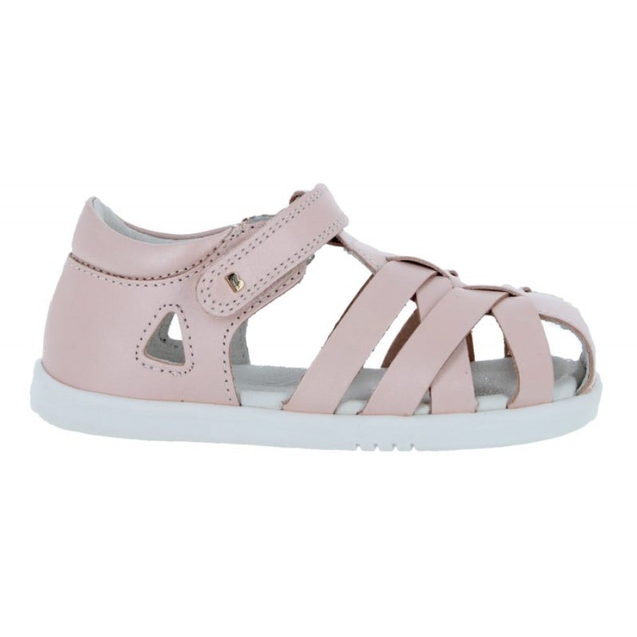 Children'S Bobux Girls Sandals | I Walk Tropicana Ii 6383 Closed Toe Sandals - Seashell Shimmer