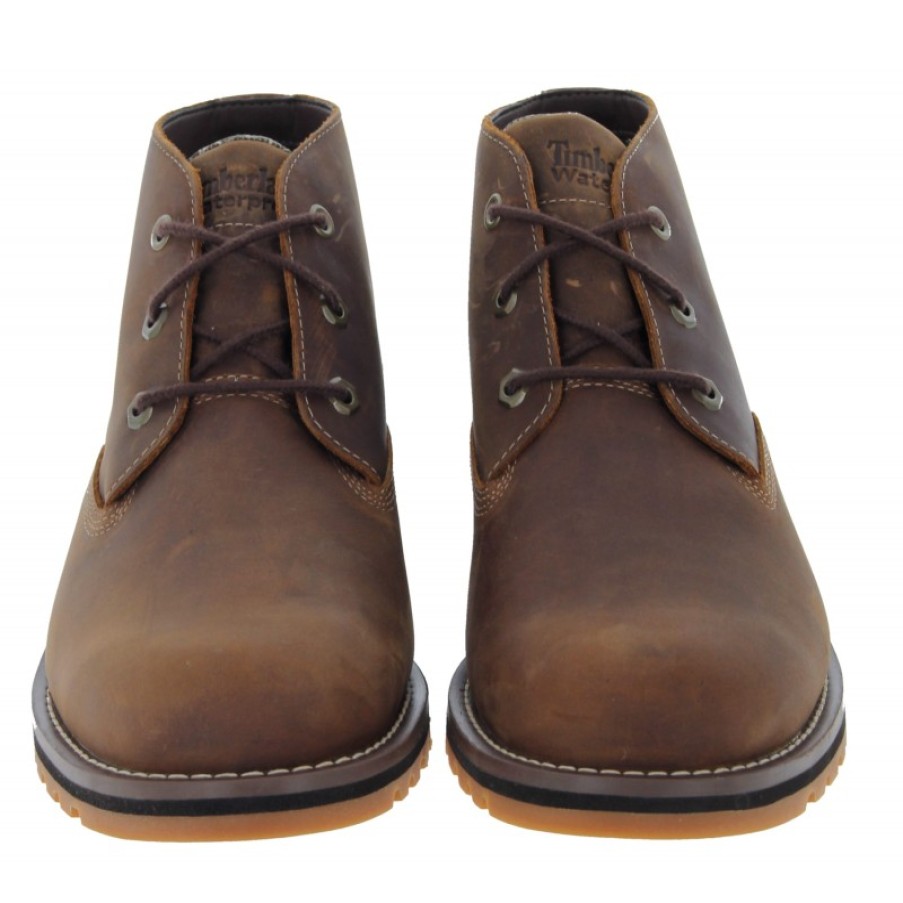 Men'S Timberland | Larchmont Ii Waterproof Chukka Boots Tb0A2Nf3F13 - Saddle