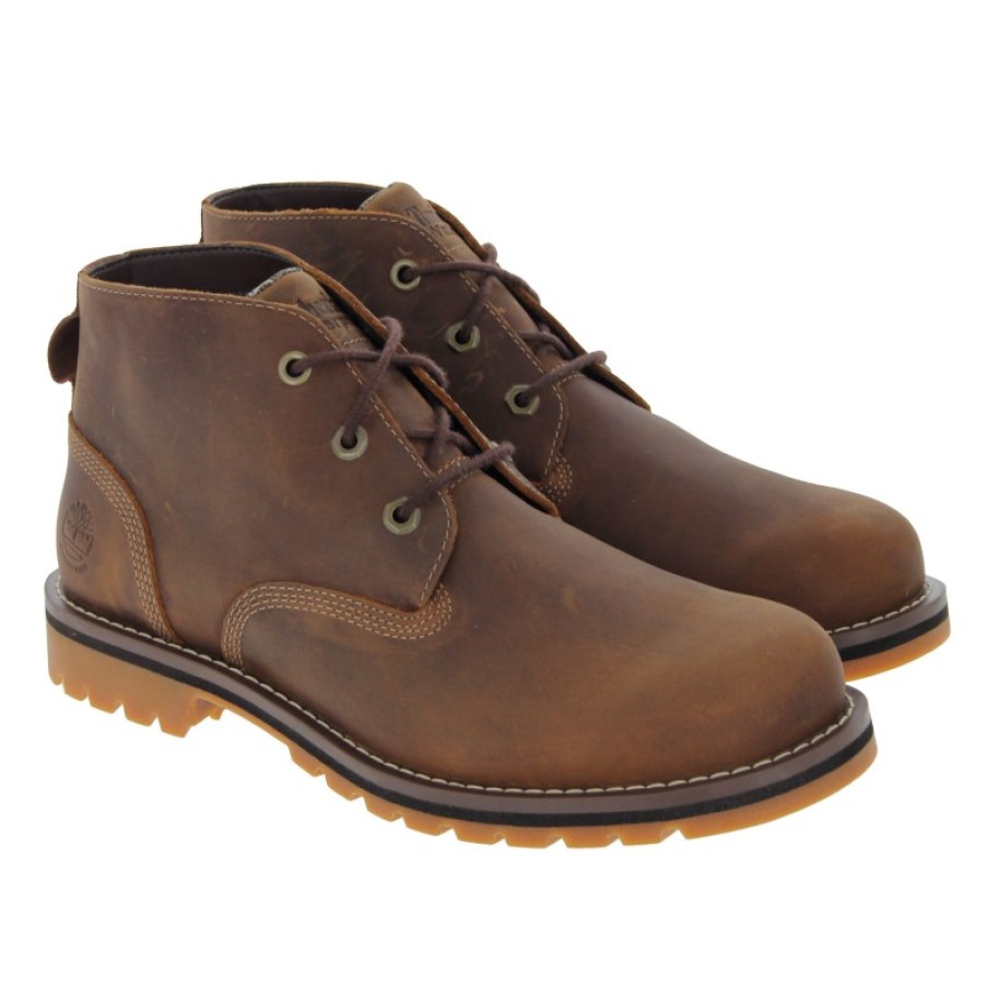 Men'S Timberland | Larchmont Ii Waterproof Chukka Boots Tb0A2Nf3F13 - Saddle