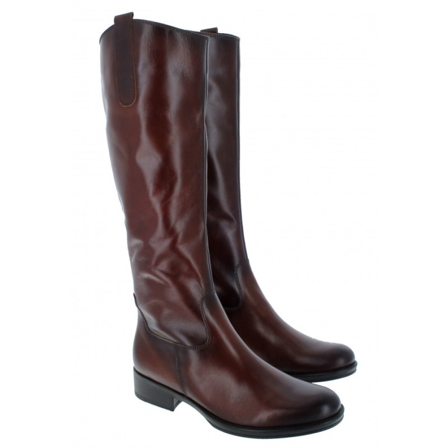 Women'S Gabor | Absolute M 91.609 Knee High Boots - Sattel Leather