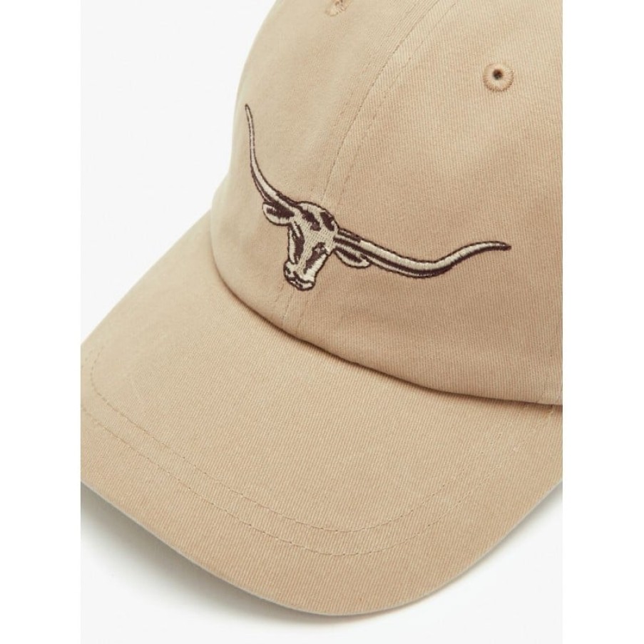 Men'S R. M. Williams | Steershead Logo Cap - Beige Buckskin