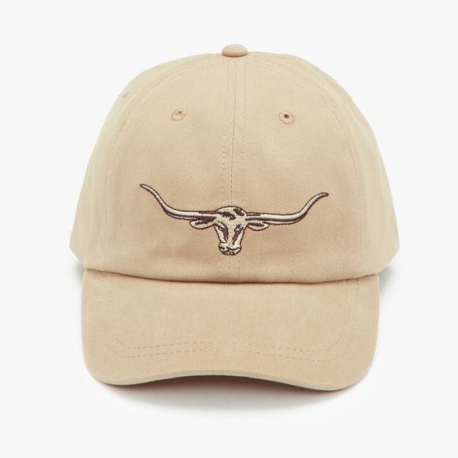 Men'S R. M. Williams | Steershead Logo Cap - Beige Buckskin