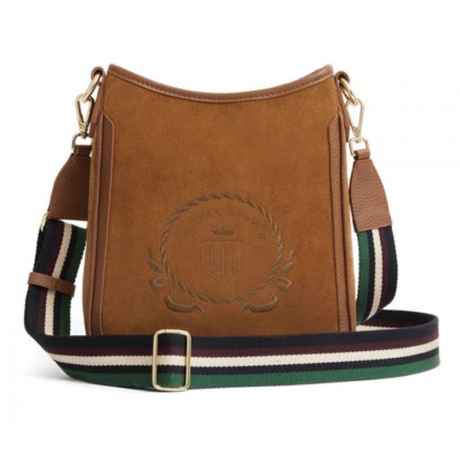 Women'S Fairfax and Favor | Fairfax & Favor Richmond Messenger Bag - Tan Suede