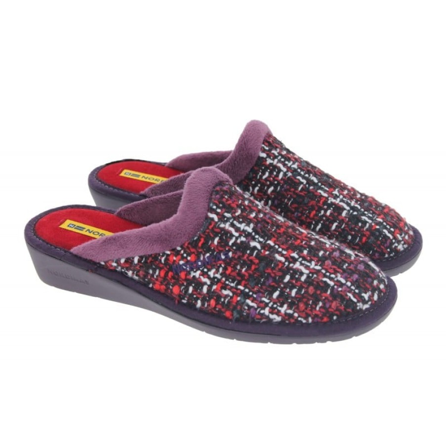 Women'S Nordikas | Natala Iii 234/8 Slippers - Rojo