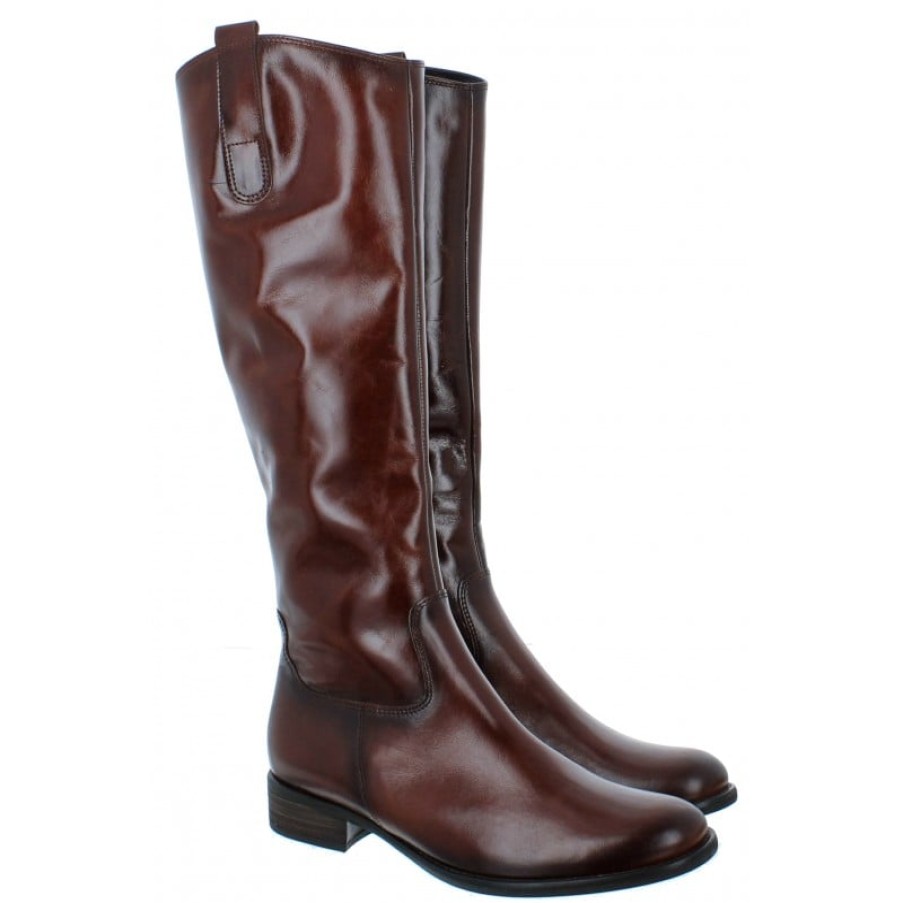 Women'S Gabor | Brook S 31.648 Knee High Boots - Sattel Leather