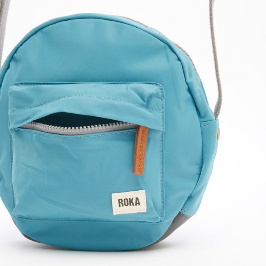 Women'S Roka London | Paddington B Crossbody Sustainable Nylon - Petrol