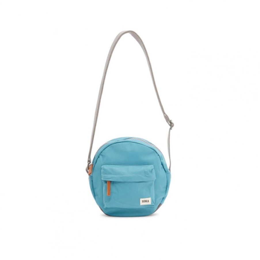 Women'S Roka London | Paddington B Crossbody Sustainable Nylon - Petrol