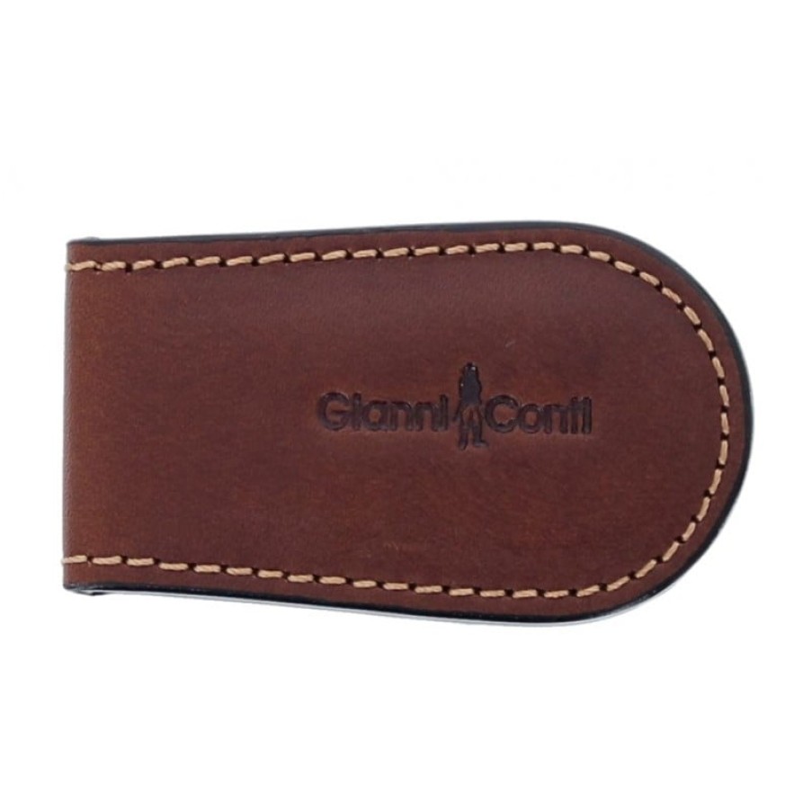 Men'S Gianni Conti | 917130 Money Clip - Tan