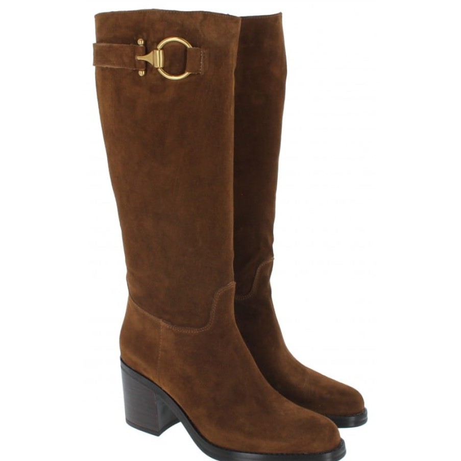 Women'S Alpe | 2388 Knee High Boots - Tan Suede