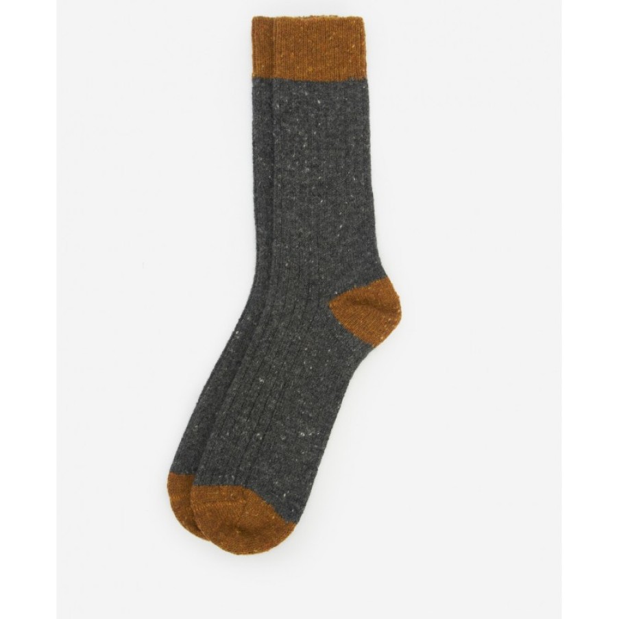 Men'S Barbour | Houghton Socks Mso0091 - Grey