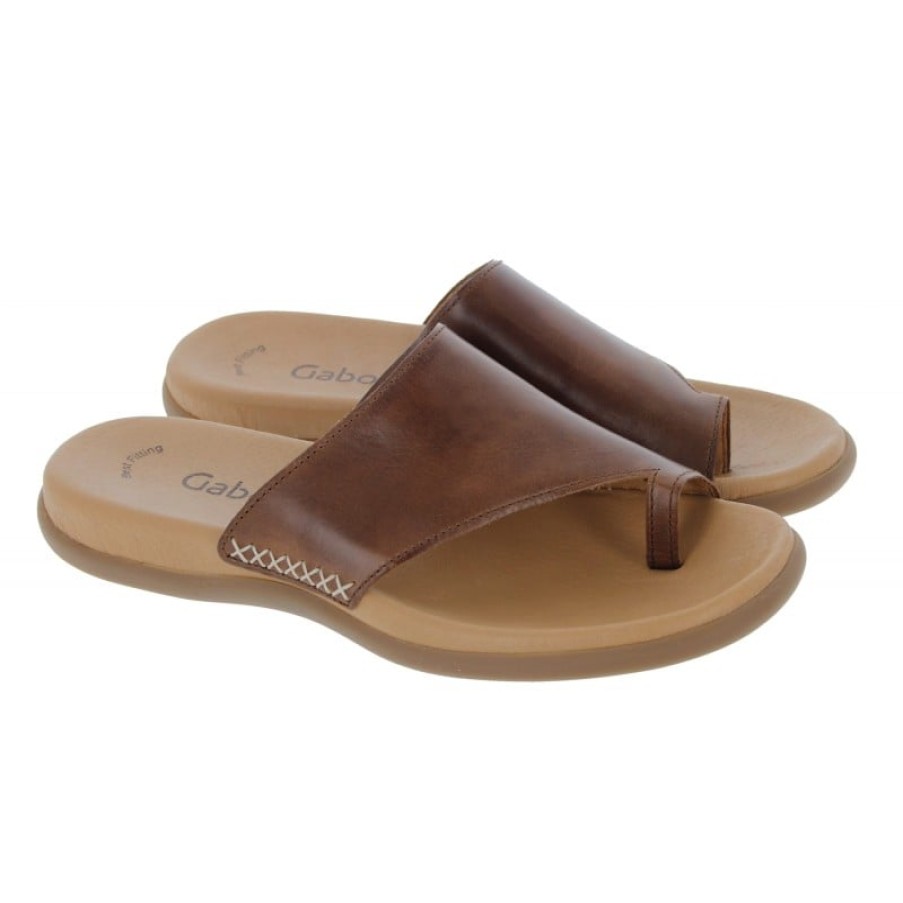 Women'S Gabor | Lanzarote 43.700 Sandals - Peanut Leather