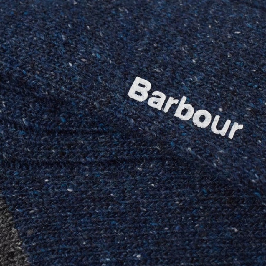 Men'S Barbour | Hougton Socks Mso0091 - Navy