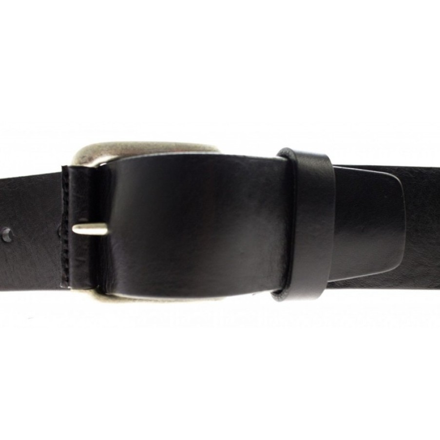 Men'S The Golden Boot | Golden Boot 10047 Belt - Black Leather