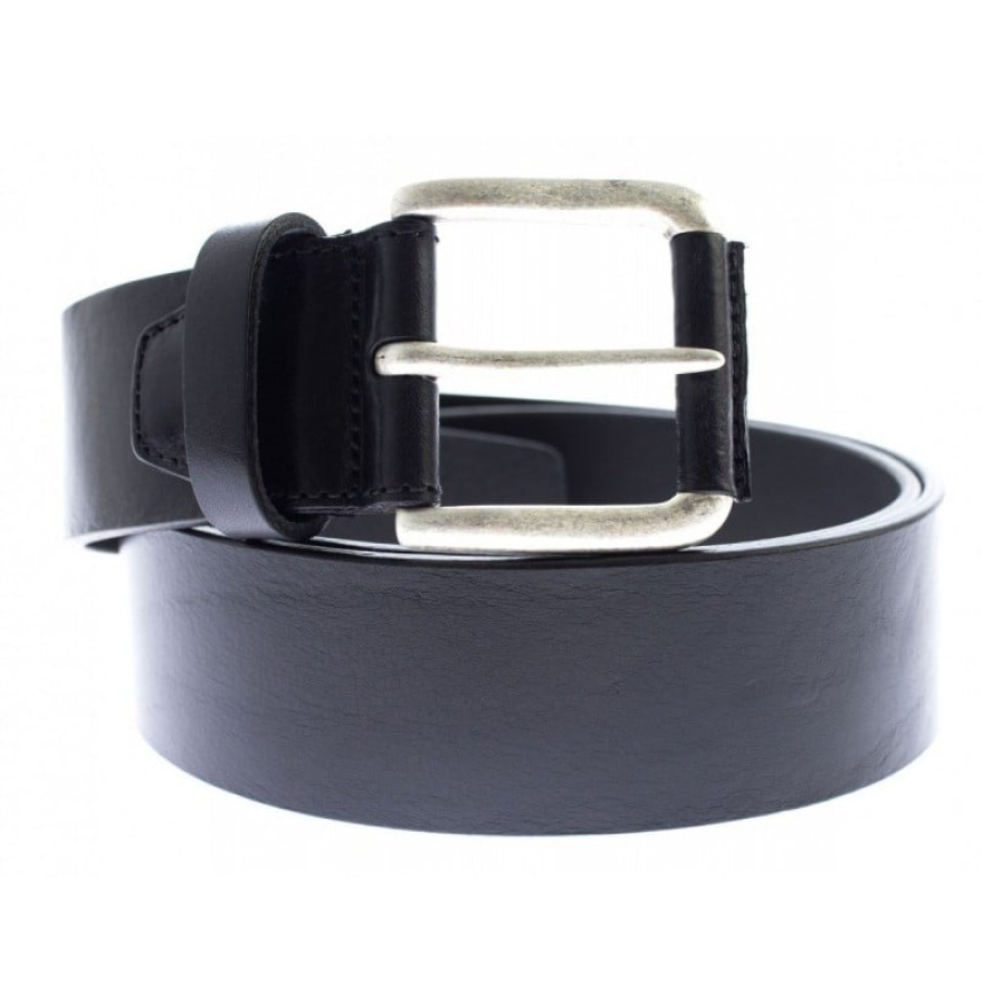 Men'S The Golden Boot | Golden Boot 10047 Belt - Black Leather