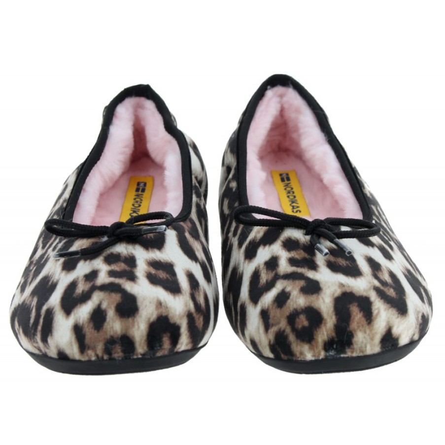 Women'S Nordikas | 2011 Slippers - Marron Leopard Suede