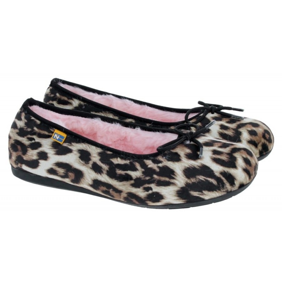 Women'S Nordikas | 2011 Slippers - Marron Leopard Suede