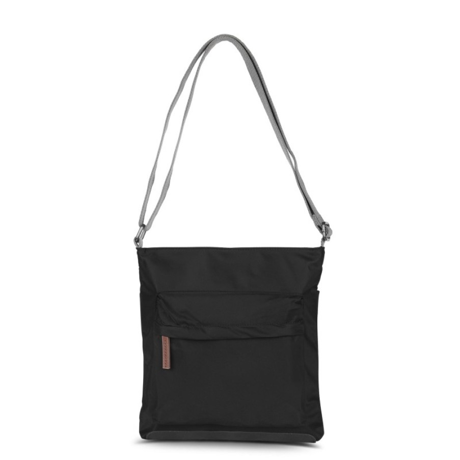 Women'S Roka London | Kennington B Medium Crossbody - Black