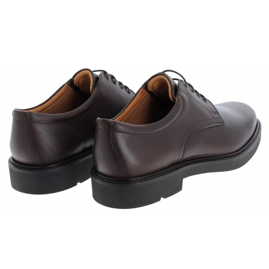 Men'S Ecco | Metropole London 525604 Shoes - Cocoa Leather