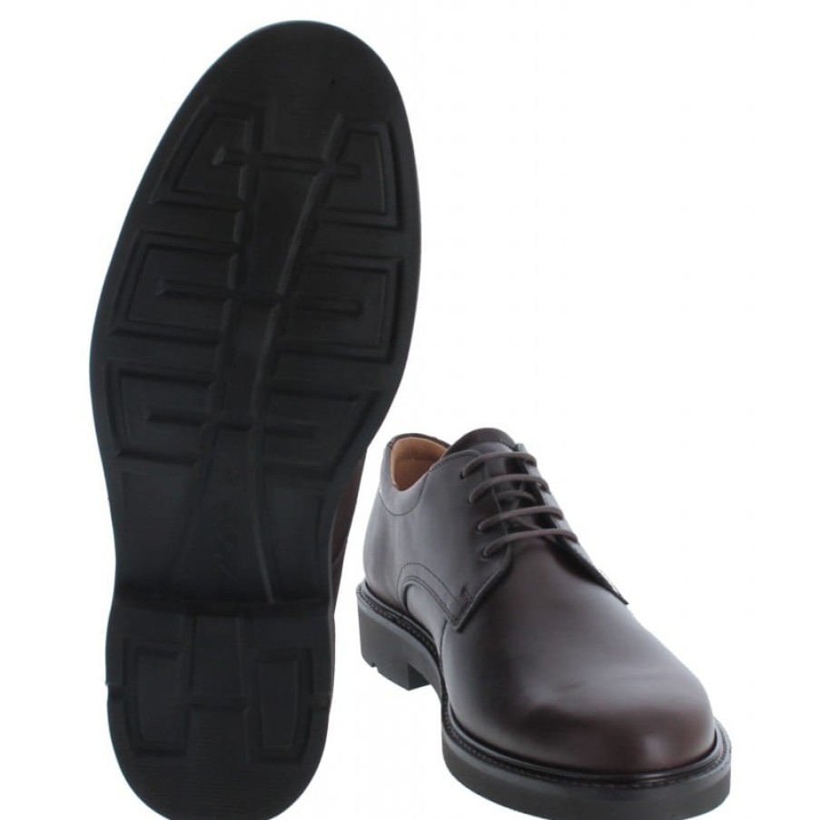 Men'S Ecco | Metropole London 525604 Shoes - Cocoa Leather