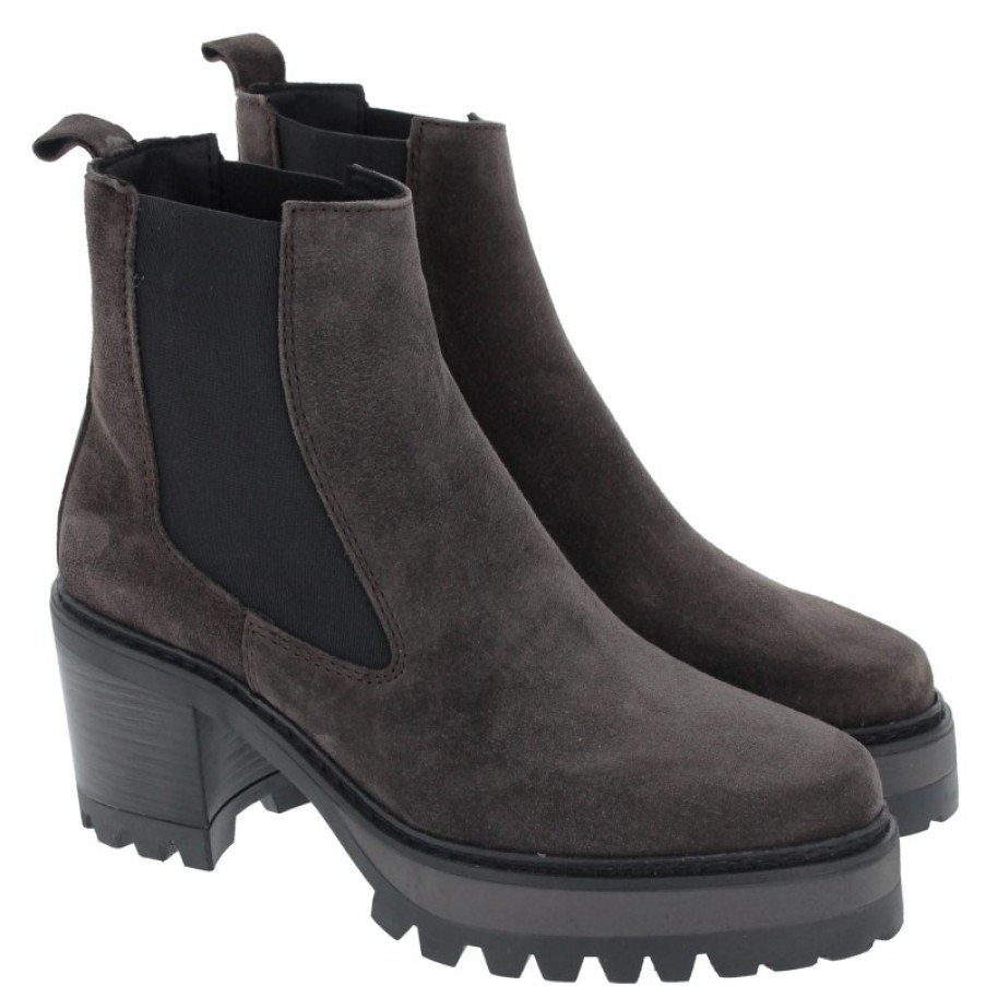 Women'S Alpe | 2436 Ankle Boots - Grey Suede