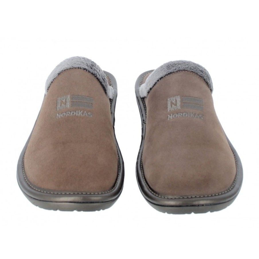 Women'S Nordikas | Natala Iii 238-0/8 Mule Slippers - Piedra Suede