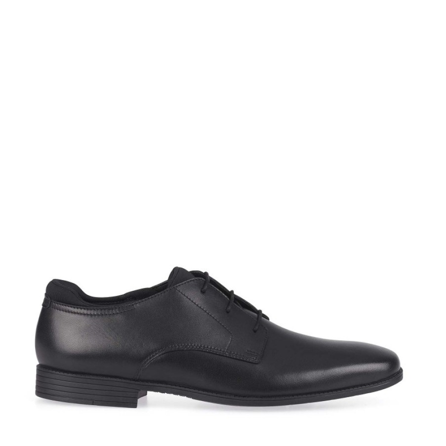 Children'S Start-Rite Teen Boys School Shoes | Academy School Shoes - Black Leather