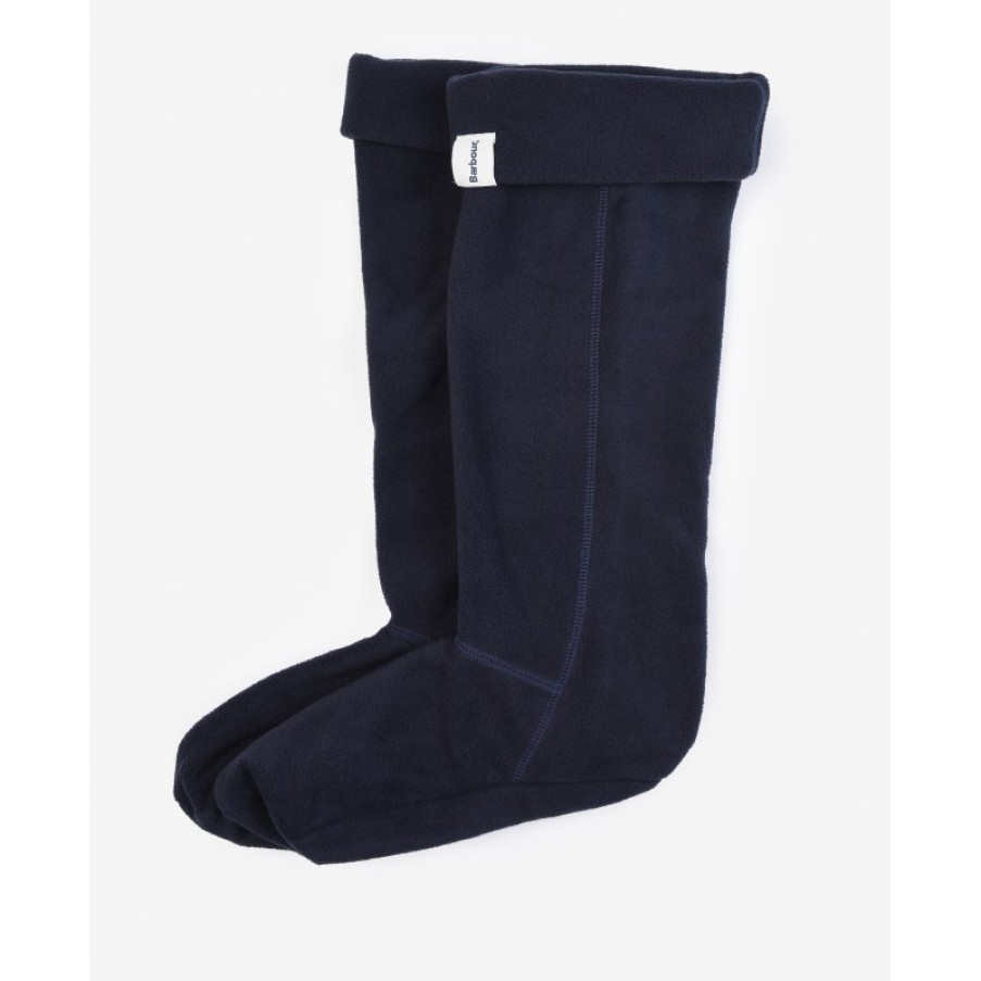 Women'S Barbour | Fleece Wellington Socks Ufa0006 - Navy