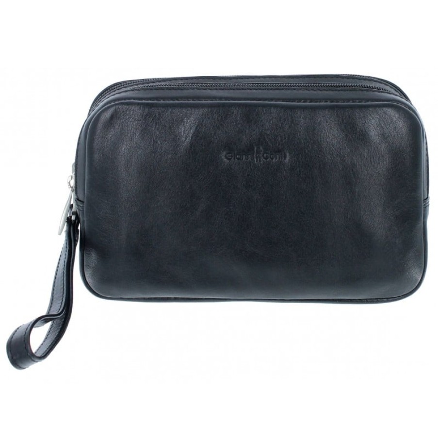 Men'S Gianni Conti | 9405158 Wash Bag - Black