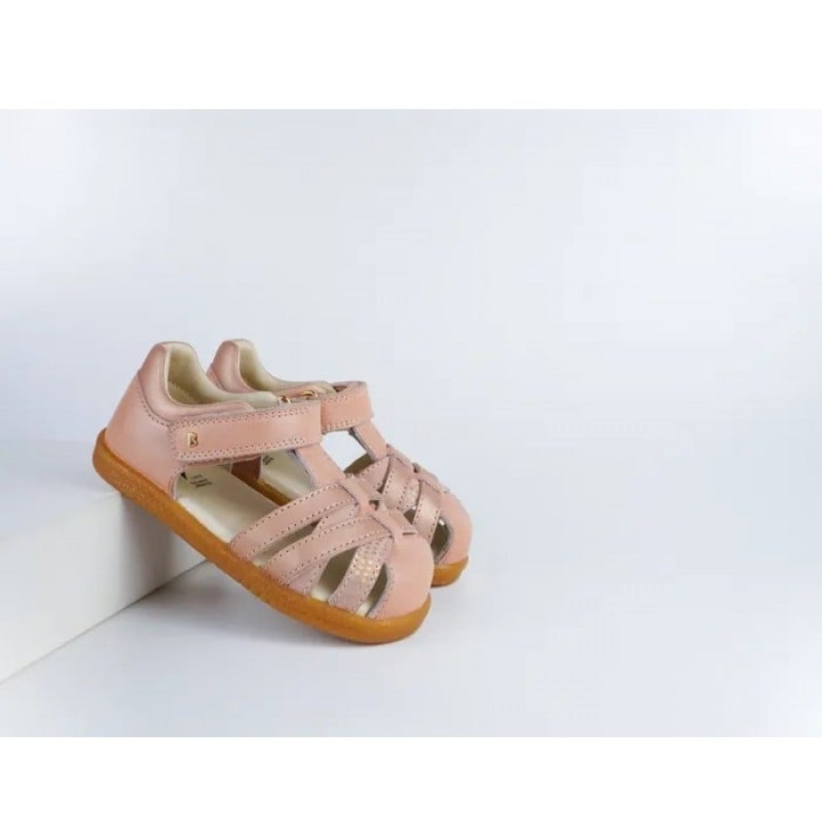 Children'S Bobux Girls Sandals | I Walk Cross Jump 6367 Closed Toe Sandals- Dusk Pearl