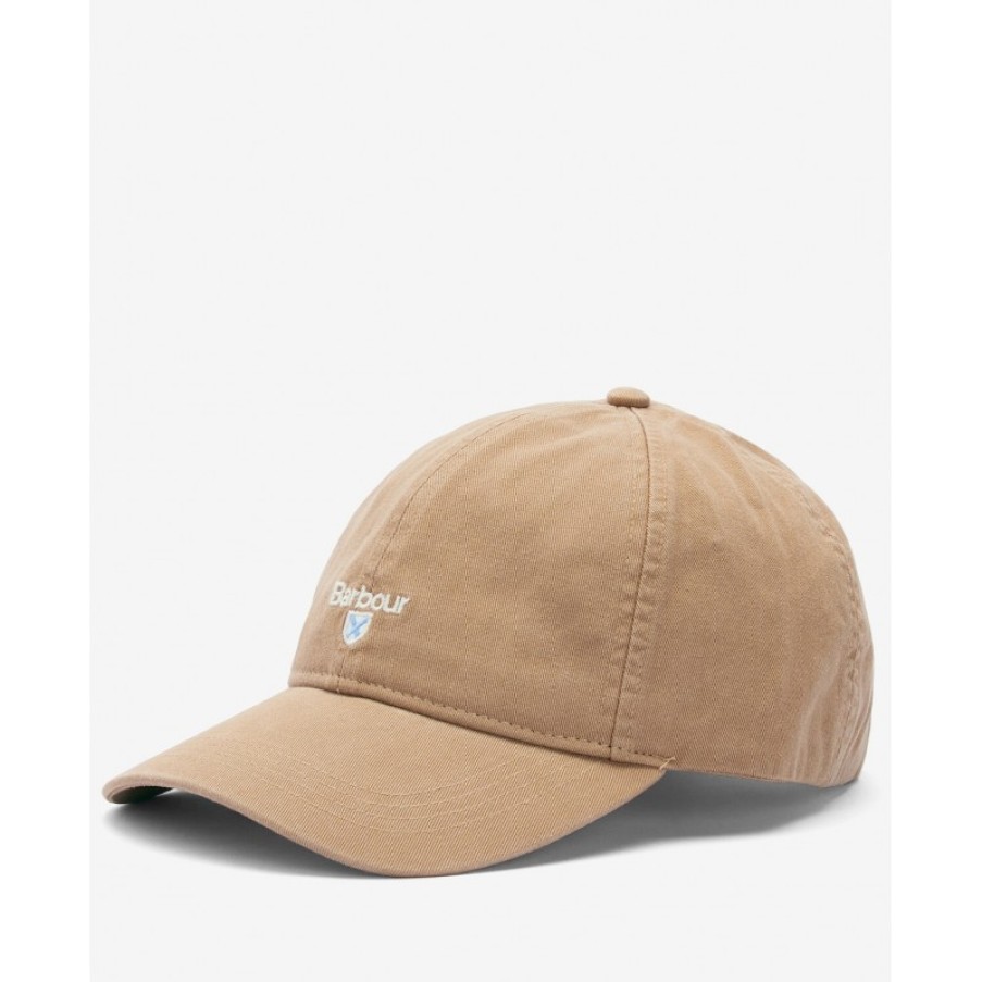 Men'S Barbour | Cascade Sports Cap Mha0274 - Stone Textile