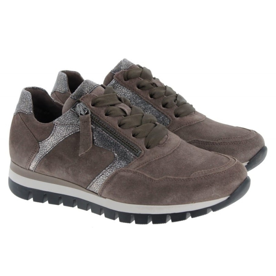 Women'S Gabor | Willett 96.438 Trainers - Mohair Suede