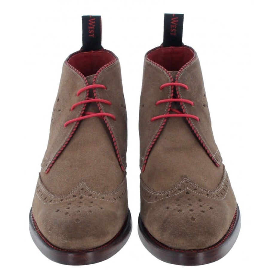 Men'S Jeffery West | Worship Boots - Tan Suede