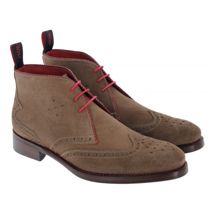 Men'S Jeffery West | Worship Boots - Tan Suede