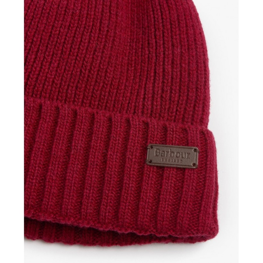 Men'S Barbour | Cartlon Beanie Mha0449 - Cranberry