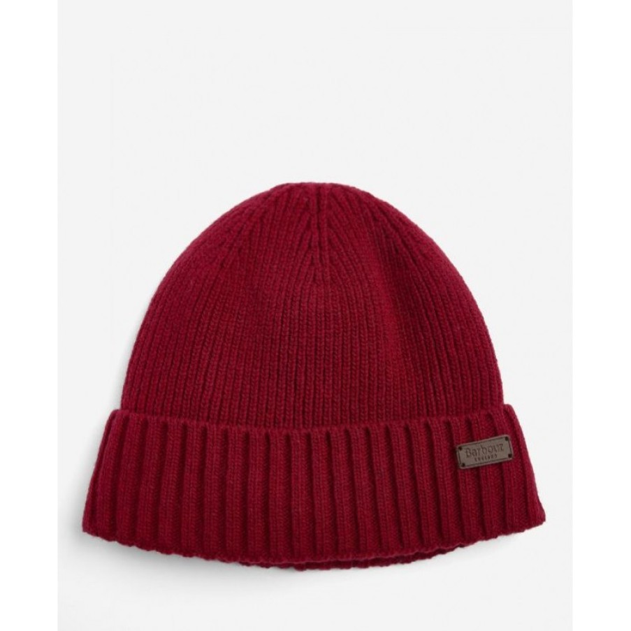 Men'S Barbour | Cartlon Beanie Mha0449 - Cranberry